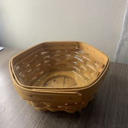 Longaberger 2002 7” Generations Octagon Basket