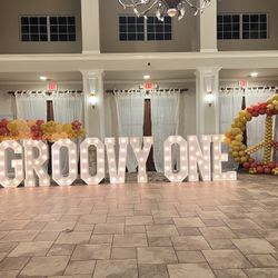 Groovy One Balloons Decoration 