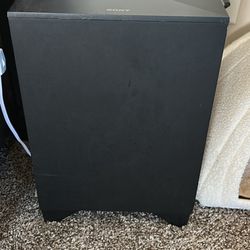 Sony sound bar and subwoofer