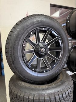 18” Fuel Contra wheels & AT tires (6x5.5/6x135)