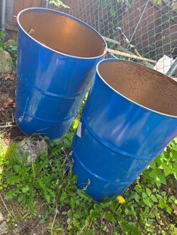 2 - 55gal drum / barrels
