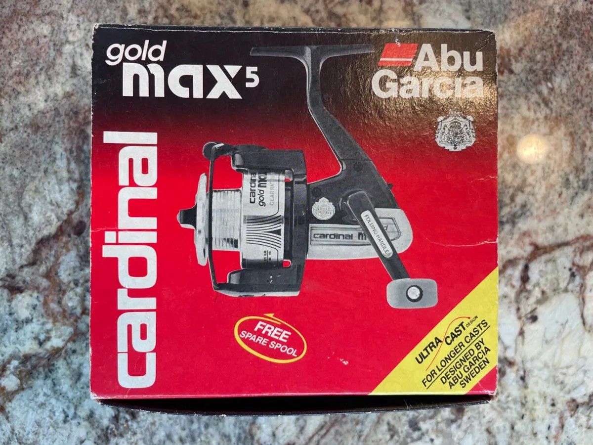 Abu Garcia ~ CARDINAL Gold Max 5 Spinning Reel With Extra Spool