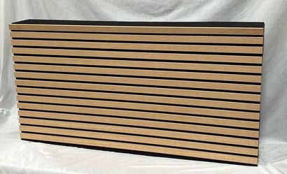 Large Wood Slat Acoustic Sound Panel / Studio Wall Diffuser 46”x24”x7