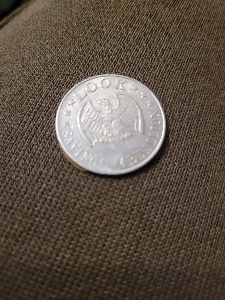 Look MAGAZINE Savings Medallion Collectible Metal Coin