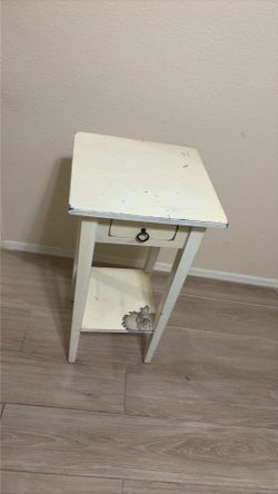 Small white night stand
