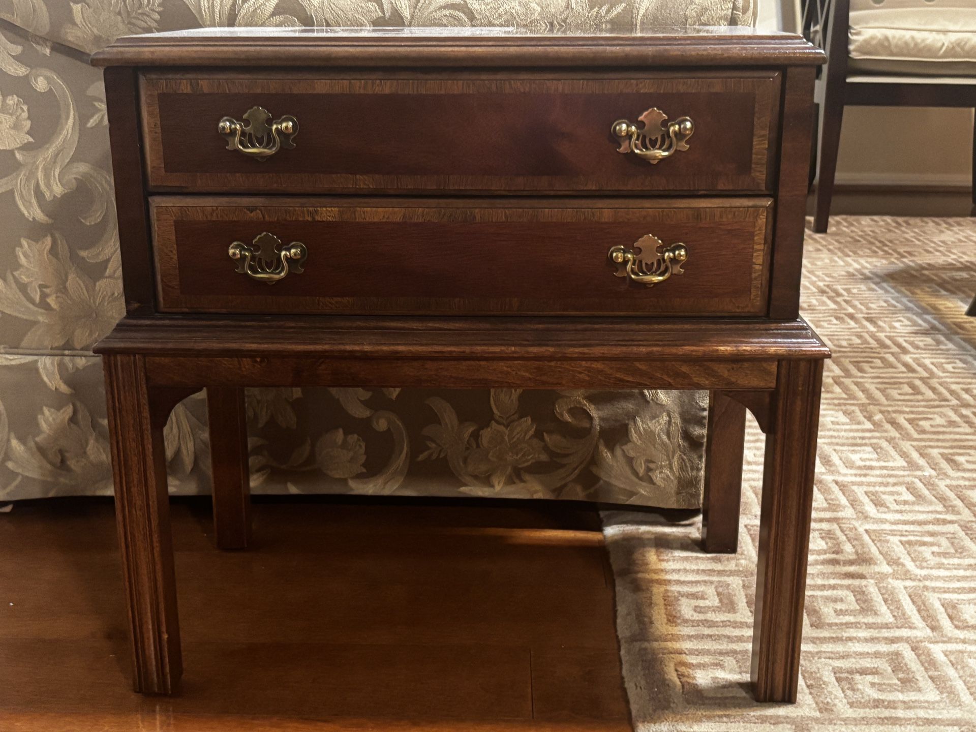 Wood Side Table For Sale