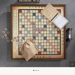 Restoration Hardware Scrabble Premier Edition Scrabble Game