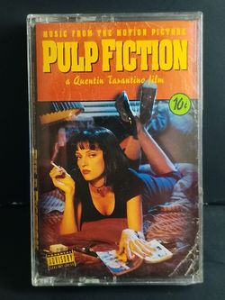 Pulp Fiction Cassette Tape MCA Tape Case and Insert Vintage 1994