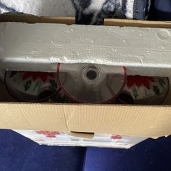 Glass Candles Set Of 3 For $20