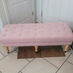 Pink Ottoman 