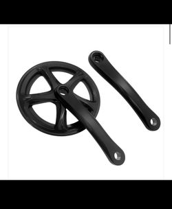 Folding Bike Crankset 48T Square Hole 170Mm Cnc Crankset Bicycle Crank Set Sprocket