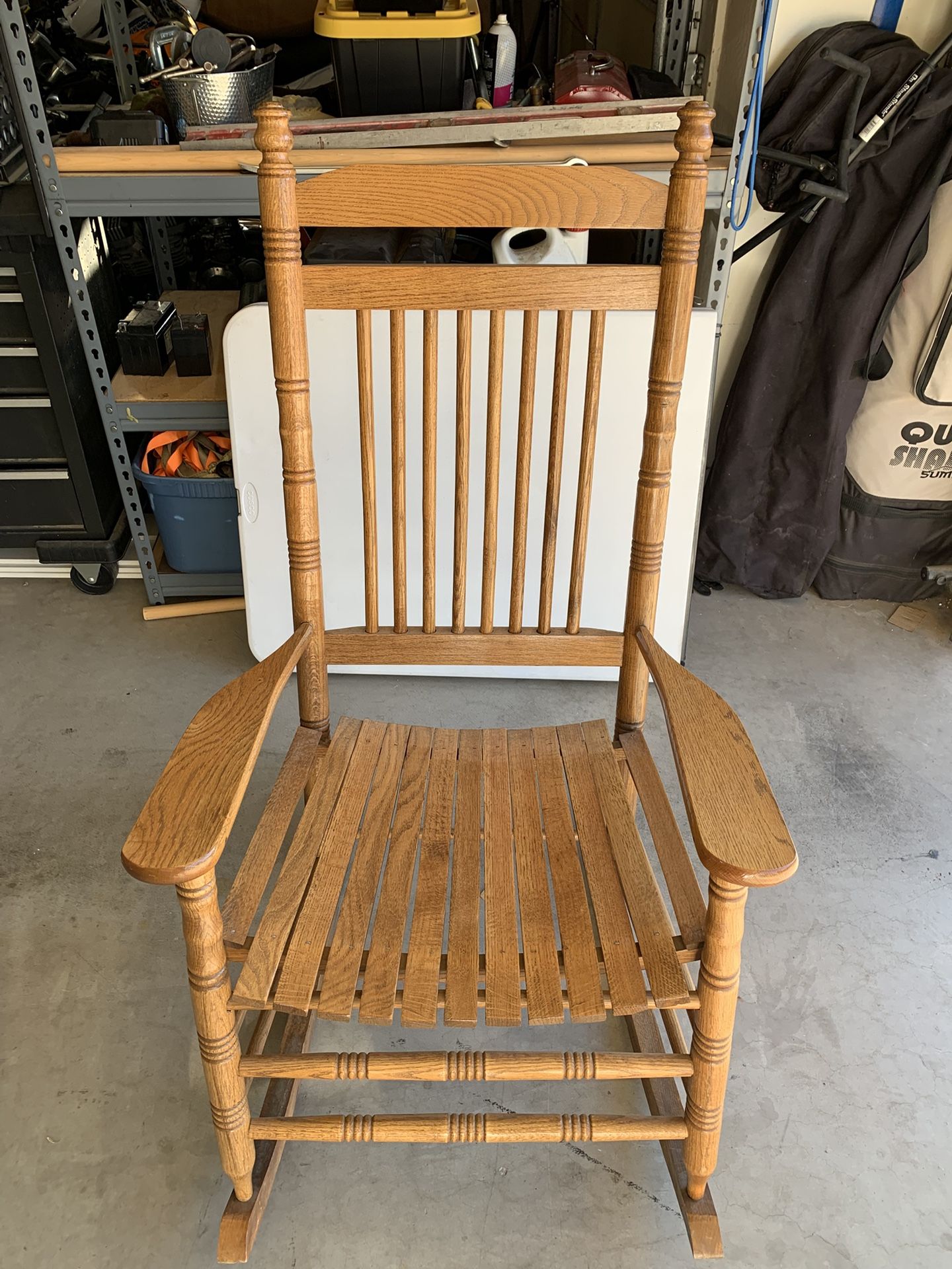 Cracker Barrel Wood Rocker