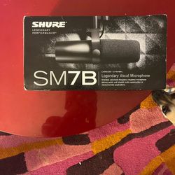 Shure SM7B (Included With Signal Booster and XLR)