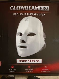 Red light therapy mask