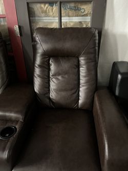 Leather couch
