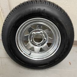 New 175-80-13inch Trailer Tire With Galvanize Rim  $120 Each 