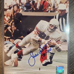 Signed 8x10 Photo Jackie Smith Arizona Cardinals HOF Autograph Picture NFL Auto