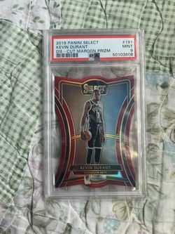 Kevin durant Pop 7 Premier Level Prizm Die-cut 5/175 🔥 PSA Mint 9 Select Basketball 2019-2020 Panini NBA 🏀