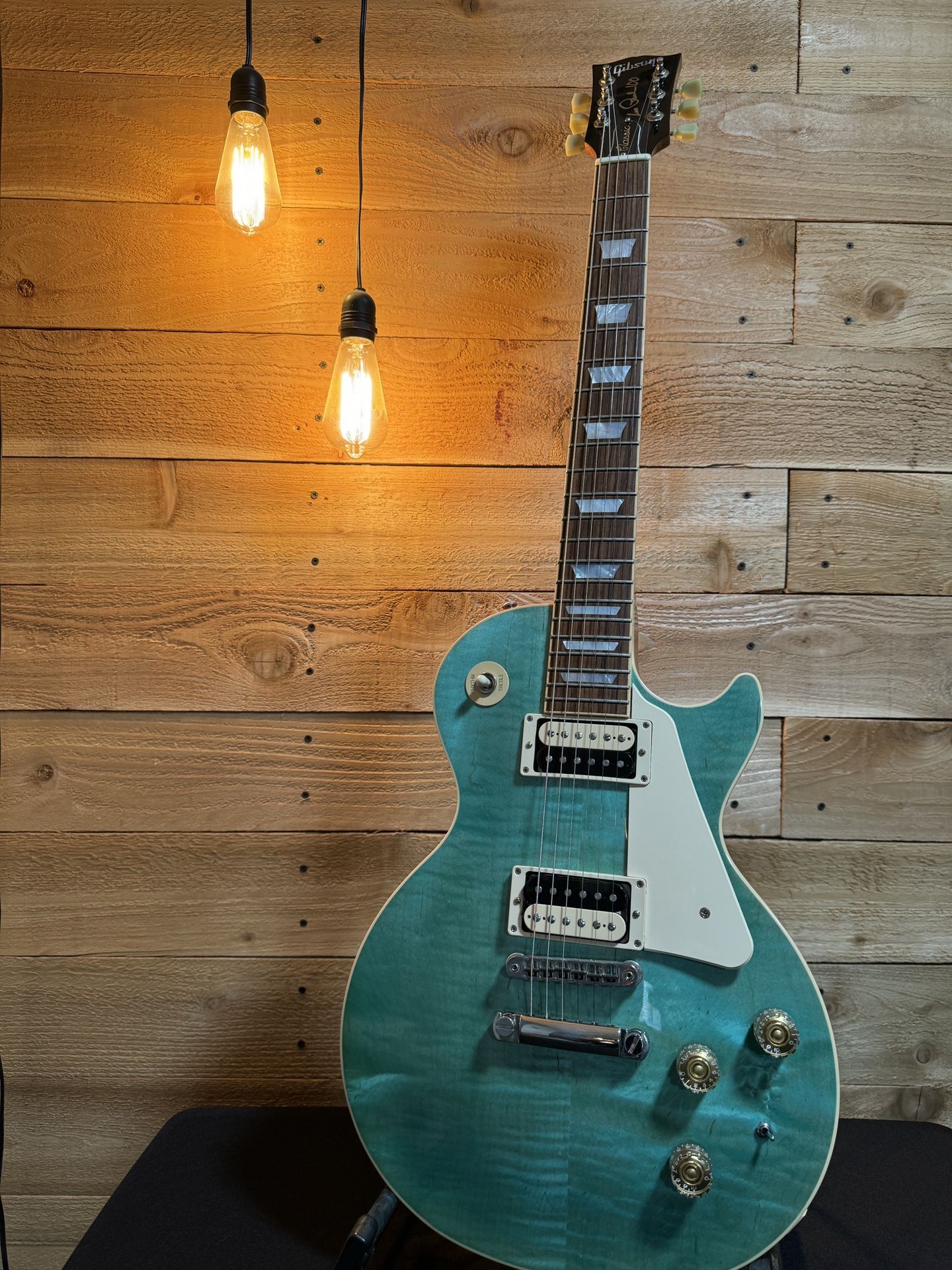 2015 Gibson Les Paul Classic Seafoam Green W/ Boost Switch