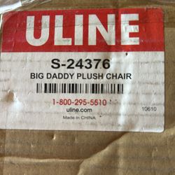 ULINE S-24376 Big Daddy Plush Chair