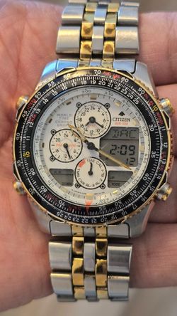 VINTAGE CITIZEN NAVIHAWK PILOTS MENS WATCH