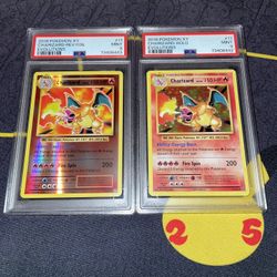 Pokemon XY Evolutions Charizard Holo & Charizard Reverse Holo (PSA 9) for  Sale in Modesto, CA - OfferUp