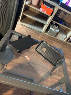 iPhone X or XS Clip case with tempered glass all for $25