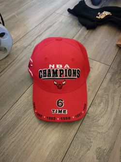 Vintage Chicago Bulls 6 time Championship fitted hat