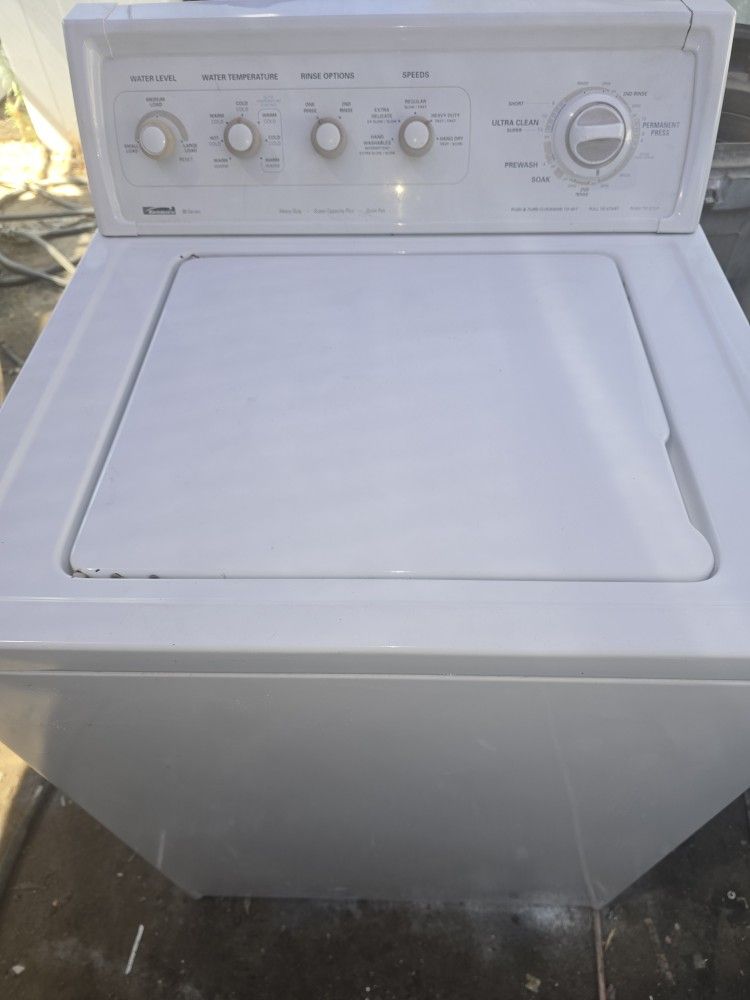 Kenmore Washer Super Capacity And Heavy Duty Works Excellent