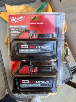 Milwaukee batteries