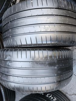 2 tires 255/35r19 pirelli pzero run flat