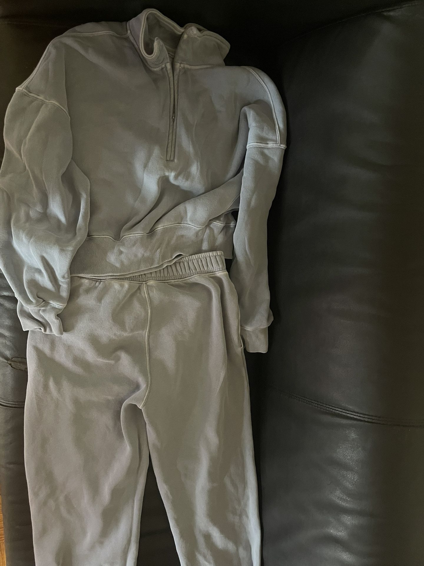 NWT Abercrombie & Fitch Essential Sunday Half zip Pullover Sweatshirt Women’s XS