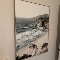 Large Costal Beach Artwork