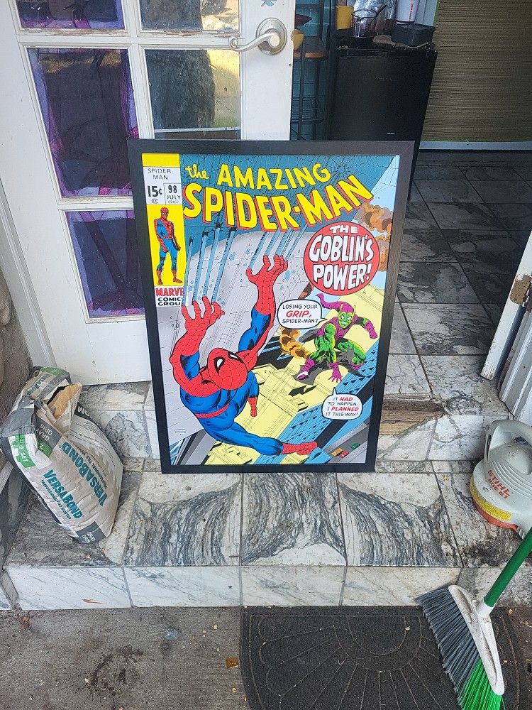 Marvel Spiderman Antique Poster