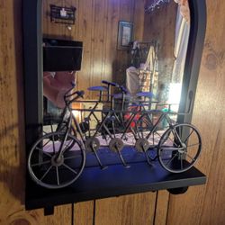 Vintage Bicycle Figurine 