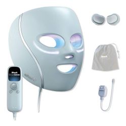 Shark CryoGlow LED Face Mask - Lilac Chill - Under-Eye Cooling + Red/Blue/Infrared - New Sealed