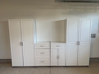 Storage Cabinet Set of 4