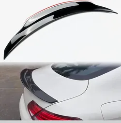 Rear Spoiler Fits Mercedes Benz W205 C-Class 2015-2021, Gloss Black for C300