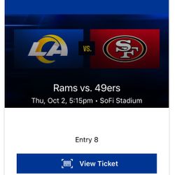 49ers Tickets!!