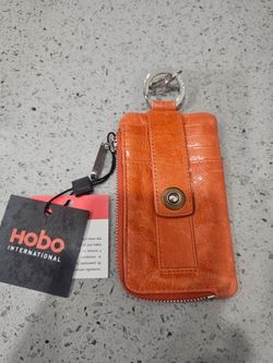 New HOBO INTERNATIONAL Cali Credit Card Holder-burnt orange

Leather