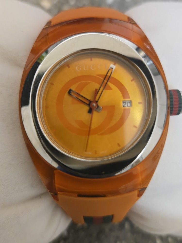 New Orange Unisex Gucci Watch! 