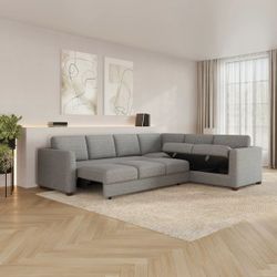 Thomasville Caler Convertible Sleeper Sectional with Storage — brand new in box