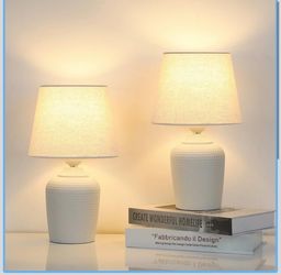 Small 112'' Table Lamps Set of 2, Bedside Nightstand Lamps for Bedroom Kid’s Room, Cute Desk Lamps