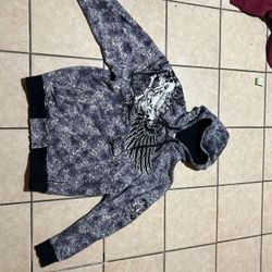 Y2K Skull Heavy Weight Zip-up