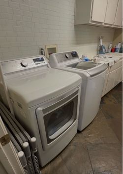 MUST SELL OR WILL DONATE - LG Washer + LG Natural Gas Dryer Set