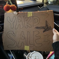 YARD SALE SUNDAY 1/25 
