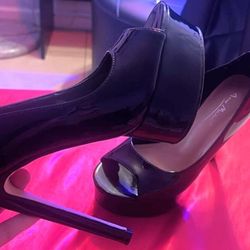 black high heel