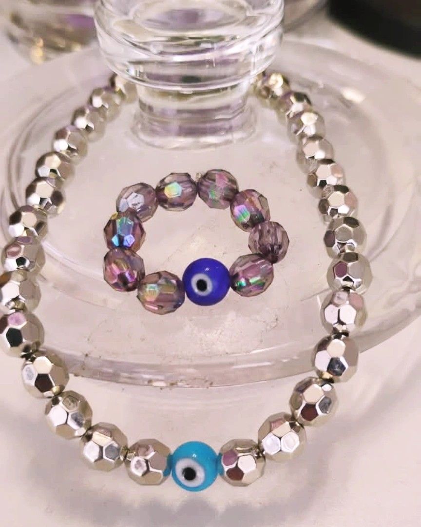 Eyil Eye Bracelet And Ring