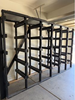 30 Bin Stack shelves for Garage tote storage