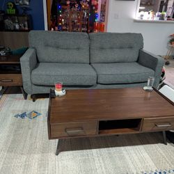 Couch, Coffee And Side Table 